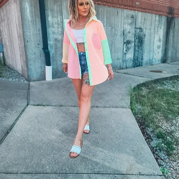 Sand, Sun & Fun Button Up - Picture 8 of 11